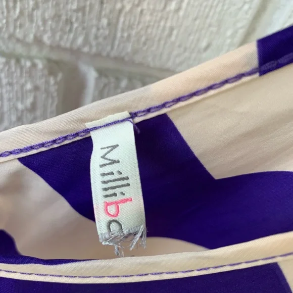 Millibon Shop The Rage Purple Chevron Dress - Picture 8 of 9